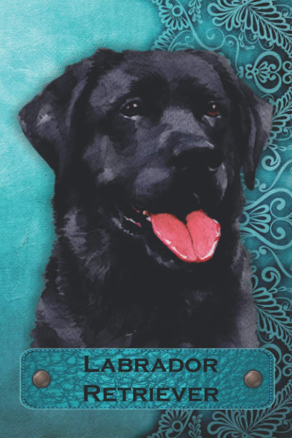 Labrador Retriever Notebook: 120 Page 6x9 Black Lab Notebook Diary Journal