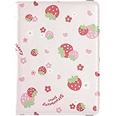 Sletend Strawberries Passport Holder Passport Cover for Women Men,Travel Document Organizer Holder Accessories Boy Girl t personalized Passport Wallet