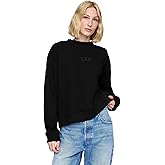 GAP womens Logo Mockneck Sweatshirt