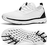 ALEADER Men's Stylish Water Shoes, Quick-Dry Xdrain Water Sneakers, Lightweight & Comfort Footed