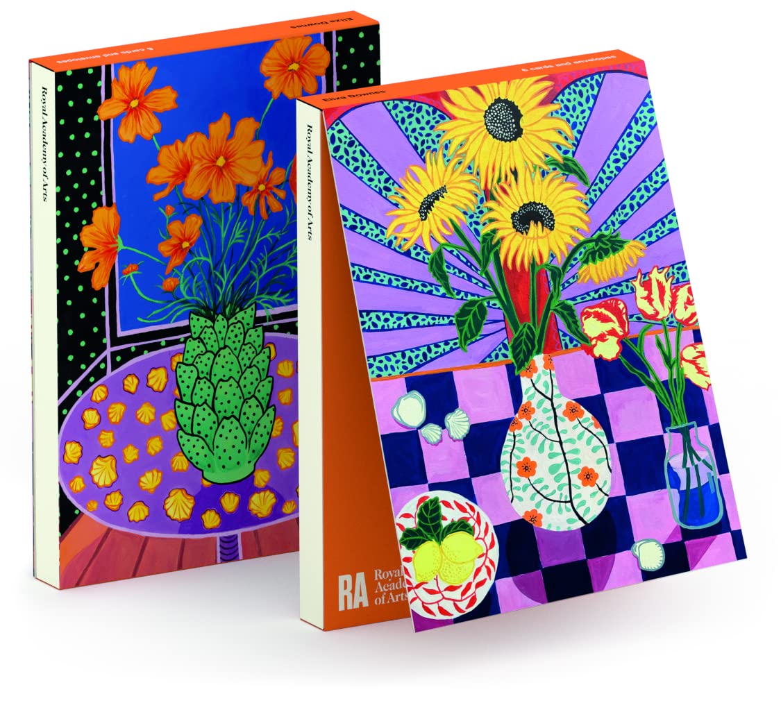 Royal Academy of Arts, Eliza Downes Notecard Wallet- Set of 6 Blank Greeting Cards (17 x 12cm)