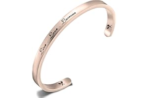 FEELMEM Field Hockey Bracelet Live Love Field Cuff Bangle Bracelet, Field Hockey Jewelry,Gift for Field Hockey Players/Coaches