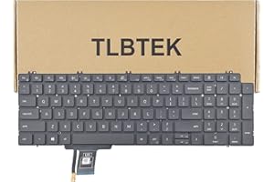 TLBTEK Backlight Keyboard Replacement Compatible with Dell Precision 7550 7560 7750 7760 Series Laptop