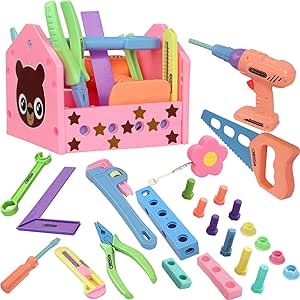 pink toy tools