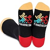 InnoBeta Triathlon Gifts, Gifts on Birthday and Christmas, One Size Crew Socks