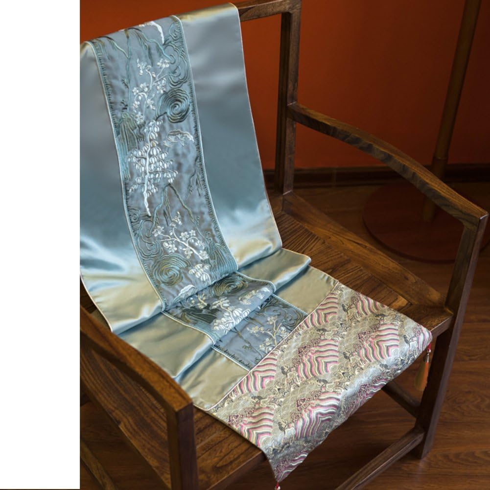 DHSNJKL Table runner/embroidery table runner-B 37x260cm(15x102inch)