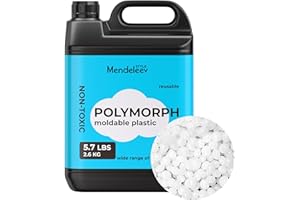 MENDELEEV STYLE 5.7 LBS Polymorph Moldable Plastic Beads Melting Pellets