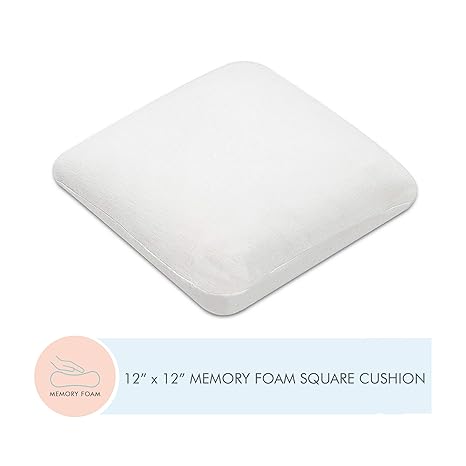 Buy The White Willow Square Decorative Memory Foam Cushion Insert
