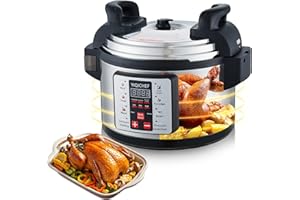 15.8Qt Commercial Large Electrical Pressure Cooker, 8-in-1 multifunctional Pressue Cooker with Non-stick Inner Pot|24 hours P