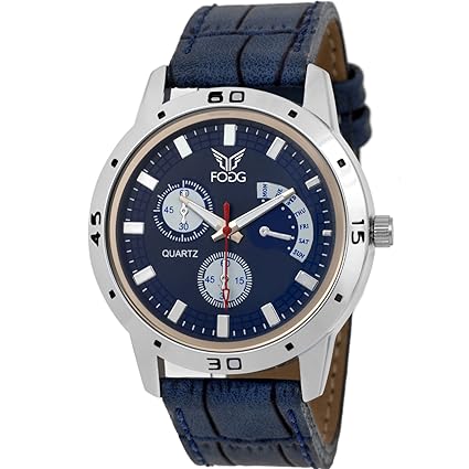 Analog Blue Chrono Dummy Dial Mens Watch 1092-BL