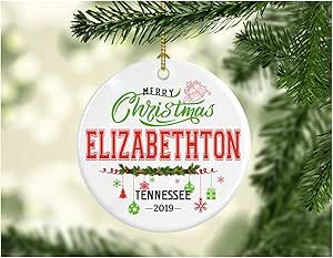 Amazon.com: Christmas Decorations Tree Ornament - Gifts Hometown State
