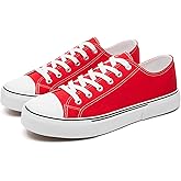 yageyan Men Canvas Low top Shoes Classic Casual Sneakers Black and White Fashion Shoes