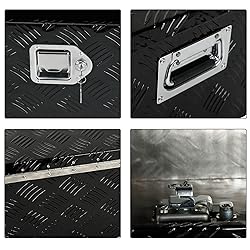 Eivojor 30" Aluminum Stripes Plated Tool Box Pick