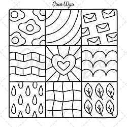 Comfy Patterns: Coloring Book for Adults and