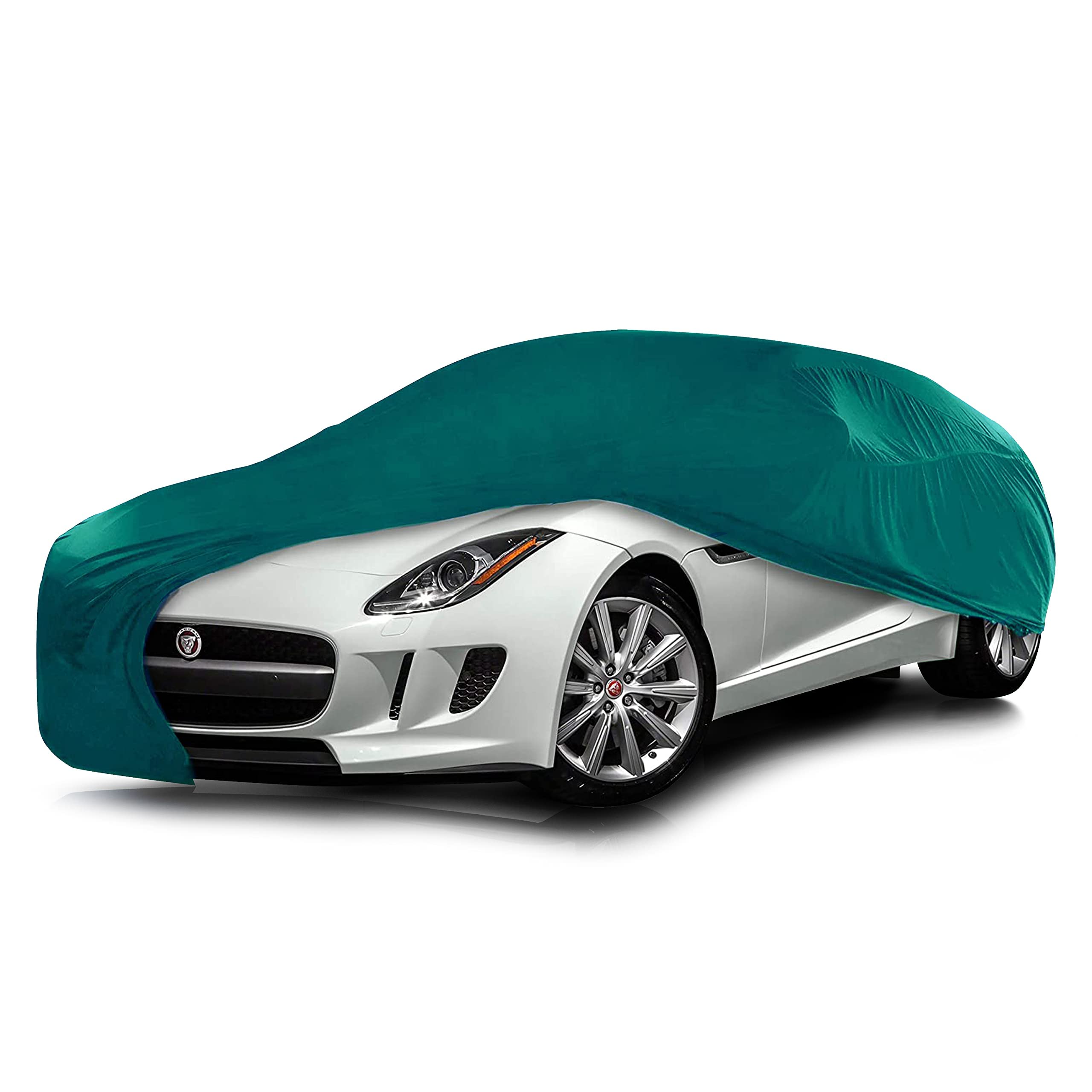Cosmos - Indoor Car Cover compatible with main Coupé models, Elastic, Breathable and Dustproof Fabric, Soft Lining, Snug Fit, Green