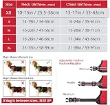 HEELE Dog Harness Small No Pull Reflective Red XS with Handle view 4