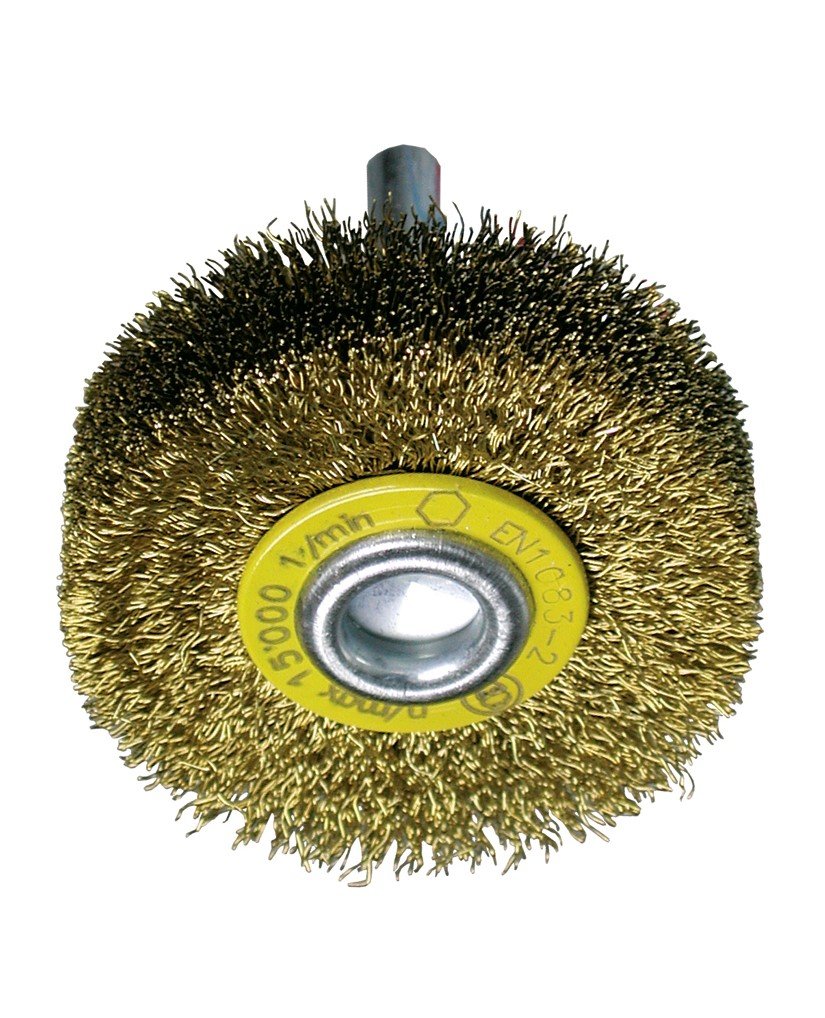 Osborn 0002504362 - Cepillo circular inox de alambre ondulado con vástago de 6 mm y filamento de Ø 0.30 mm (50x17x13)