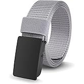 AWAYTR Nylon Golf Belt for Boys -Kids Tactical Belt with Metal Buckle for Baseball Softball Jeans