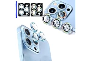Ferilinso [3+3 Pack] for iPhone 14 Pro & iPhone 14 Pro Max Camera Lens Protector Accessories Camera Cover Titanium Alloy-Spac
