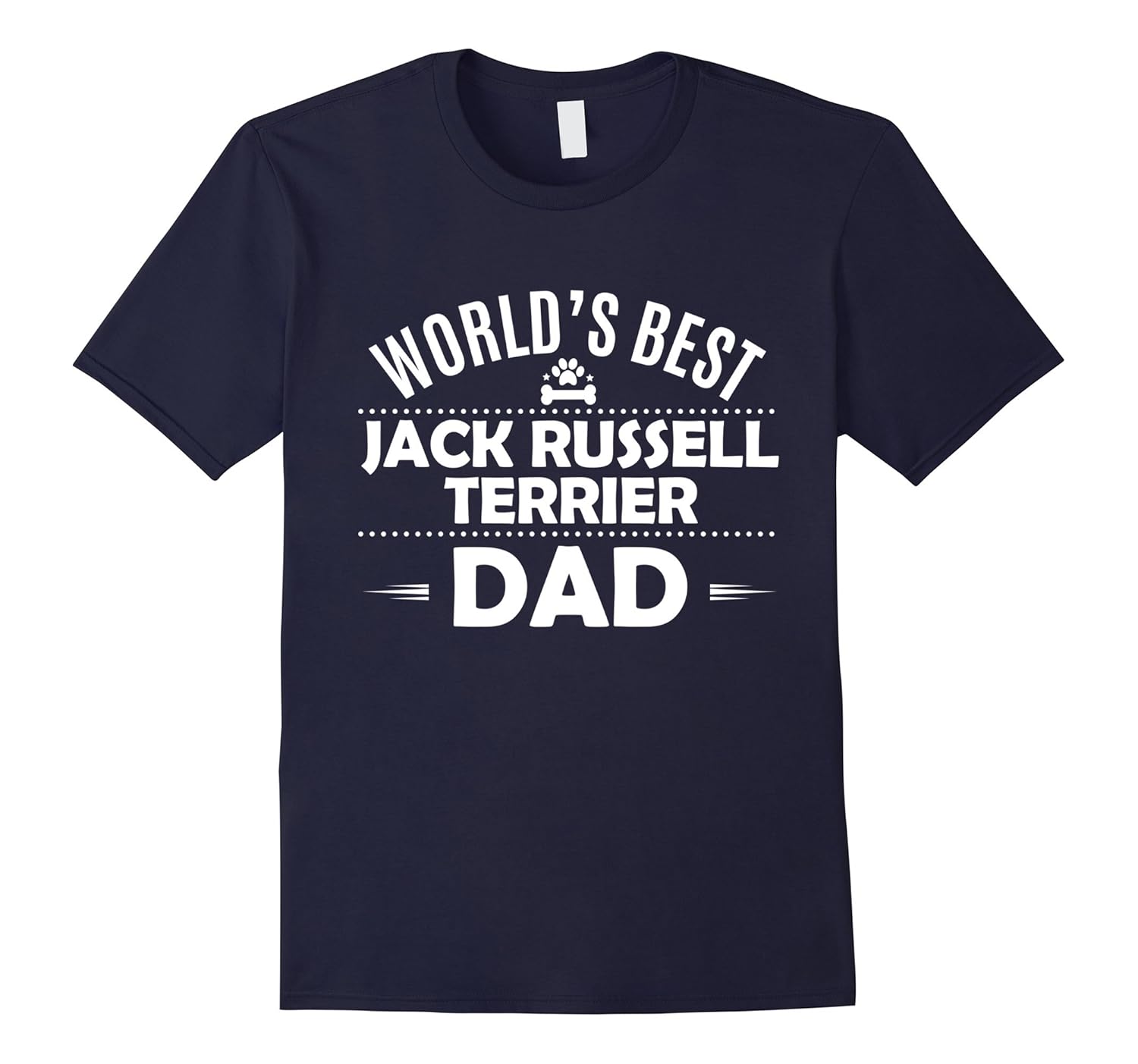 World's Best Jack Russell Terrier Dad T Shirt - Dog Tee-ANZ