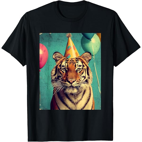 Amazon.com: Tiger T-shirt Tiger Face Wild Jungle Cat Tee T