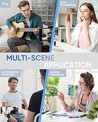 IUMAKEVP Wireless Lavalier Microphone for