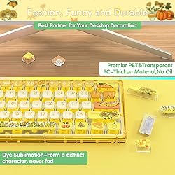 120 Key PBT Pudding Keycap Set ASA Profile with