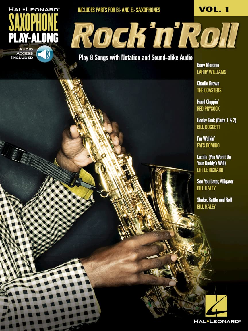 Saxophone Play-Along Volume 1: Rock 'N' Roll (Hal Leonard Saxophone Play-Along)