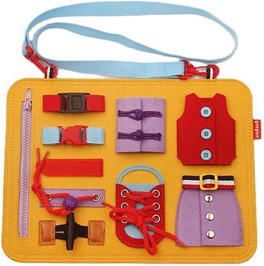 Amazon Co Jp 指先の知育 紐通し おもちゃ ボタン 練習 知育 教育玩具 布の玩具 紐結び 練習 保育園 幼稚園 幼児アクティビティボード 運動能力 認知能力 学習おもちゃ フェルトボード玩具 ホーム キッチン