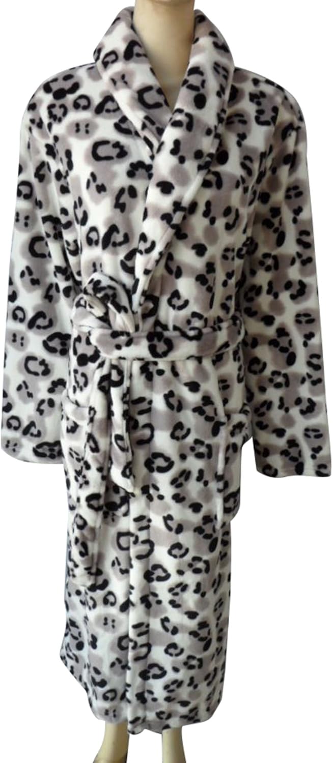 bademantel damen leopard