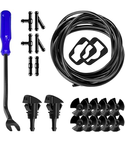 30 PCS Car Windshield Washer Hose Kit, 13.1Ft/4M Nigeria