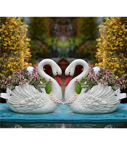 Swan Mineral 100ml　 5本セット Fox Valley Traders Classic Indoor/Outdoor White Swan Planters