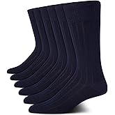 Calvin Klein Mens Dress Socks - 6 Pairs Soft Cotton Blend Crew Socks for Men - Classic Comfort Stay Up Cuff Mixed Pattern