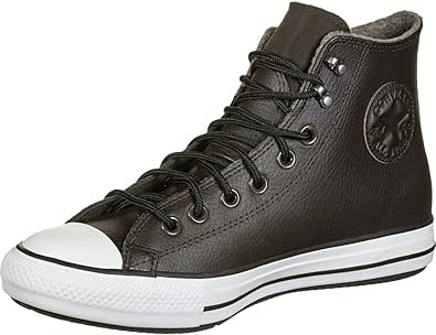 leather hi top converse