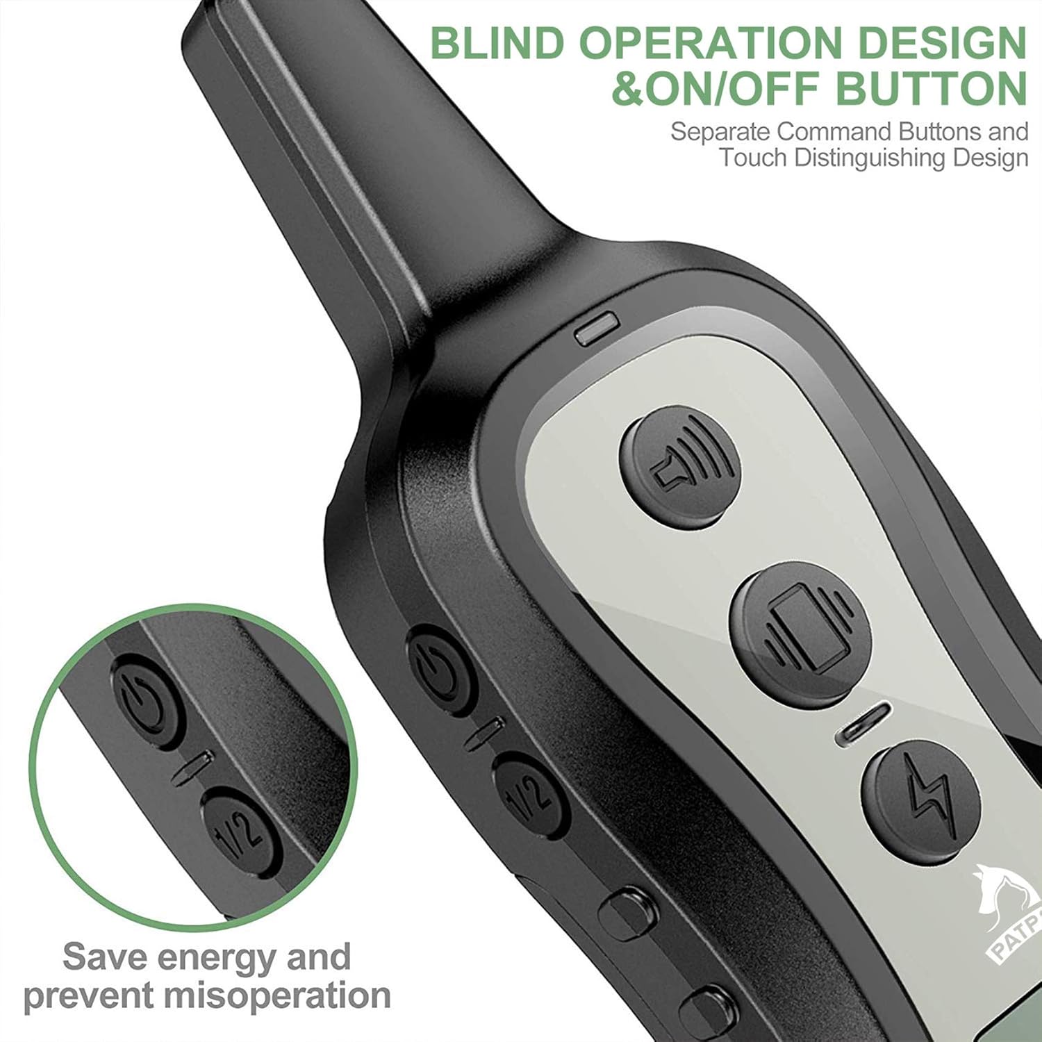 PATPET Dog Training Collar- Dog Shock Collar with Remote, w/3 Training Modes, Beep, Vibration and Shock, Up to 1005 ft Remote Range, Rainproof for Small Medium Large Dogs : PATPET : Pet Supplies