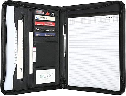 Leathario Portfolio A4 En Cuir Pu Porte Document Portfolio Cuir Pour Bureau Agenda D Affaires En Cuir Chemise De Dossier En Cuir Portfolio Cuir Pour Directeur Amazon Fr Fournitures De Bureau