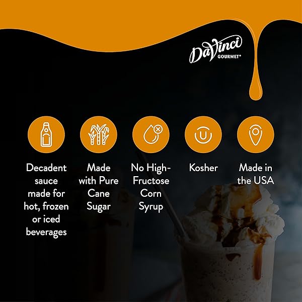 DAVINCI GOURMET SUGAR FREE CHOCOLATE SAUCE, 64 FLUID OUNCES (PACK OF 1)