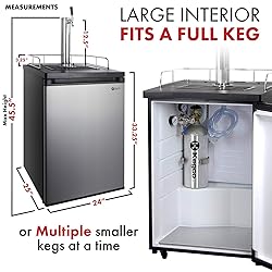 Kegco Kegerator Full Size Keg Refrigerator - Single