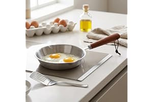 Stainless Steel Mini Skillet, 5inch Egg Frying Pan, Household Nonstick Crepe Pan, Omelet Pan, Induction Fry Pan for Kitchen, 