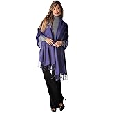 Cashmere Boutique 100% Pure Women Cashmere Shawl - Perfect for Daily Wear or Any Occasion, Long Winter Warm Shawl - 36" x 80"