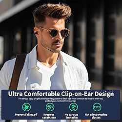 Open Ear Clip Wireless Earbuds Bluetooth