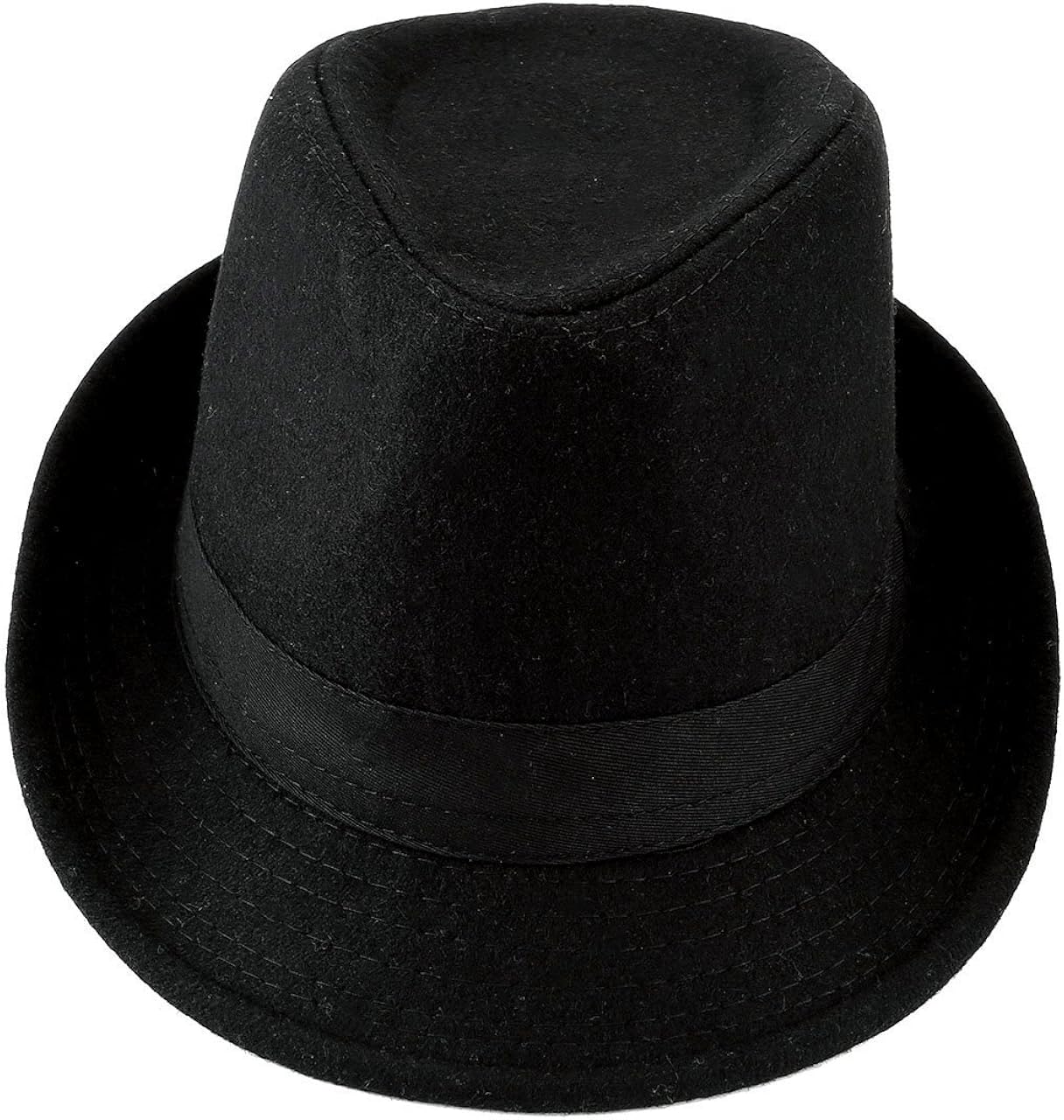 herringbone trilby hat