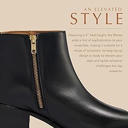 Nisolo Women's Marisa Inside Boots, Black, 8, Ankle