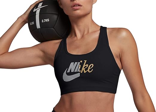nike metallic sports bra