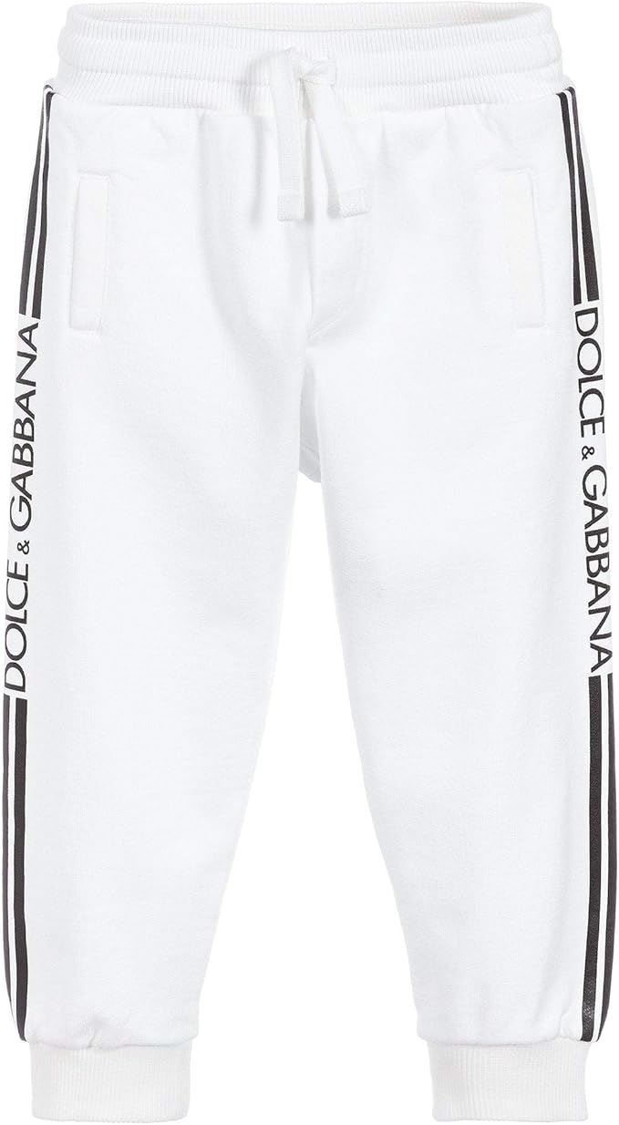 baby white joggers