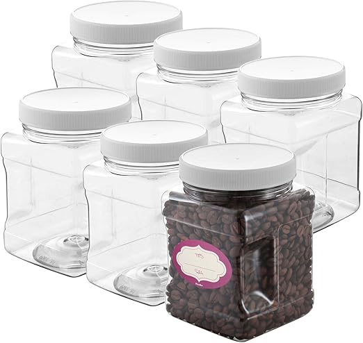 food grade plastic jars
