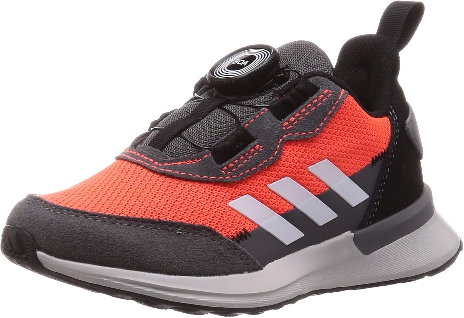 Amazon アディダス キッズスニーカー Rapidarun Boa K Gnh65 ソーラーレッド フットウェアホワイト コアブラック Ef9214 23 5 Cm Adidas アディダス 運動靴 スニーカー