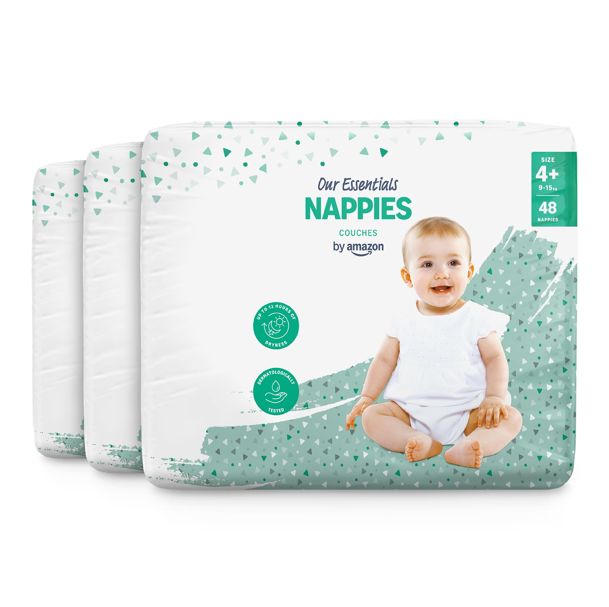 by Amazon Nappies - Size 4+ (9...