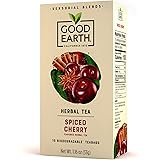 Good Earth Sensorial Blend All Natural Spiced Cherry Herbal Tea, 15 Count (Pack of 5)