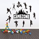 Runtoo Video Game Wall Decals Black Quotes Boys Playroom Kids Bedroom Decor view 3
